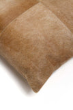 18" Tan Cowhide Throw Pillow - Homeroots