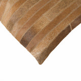 18" X 18" X 5" Brown Pillow - Homeroots - Flyclothing LLC