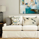 12" X 20" X 5" White And Black Cowhide  Pillow - Homeroots