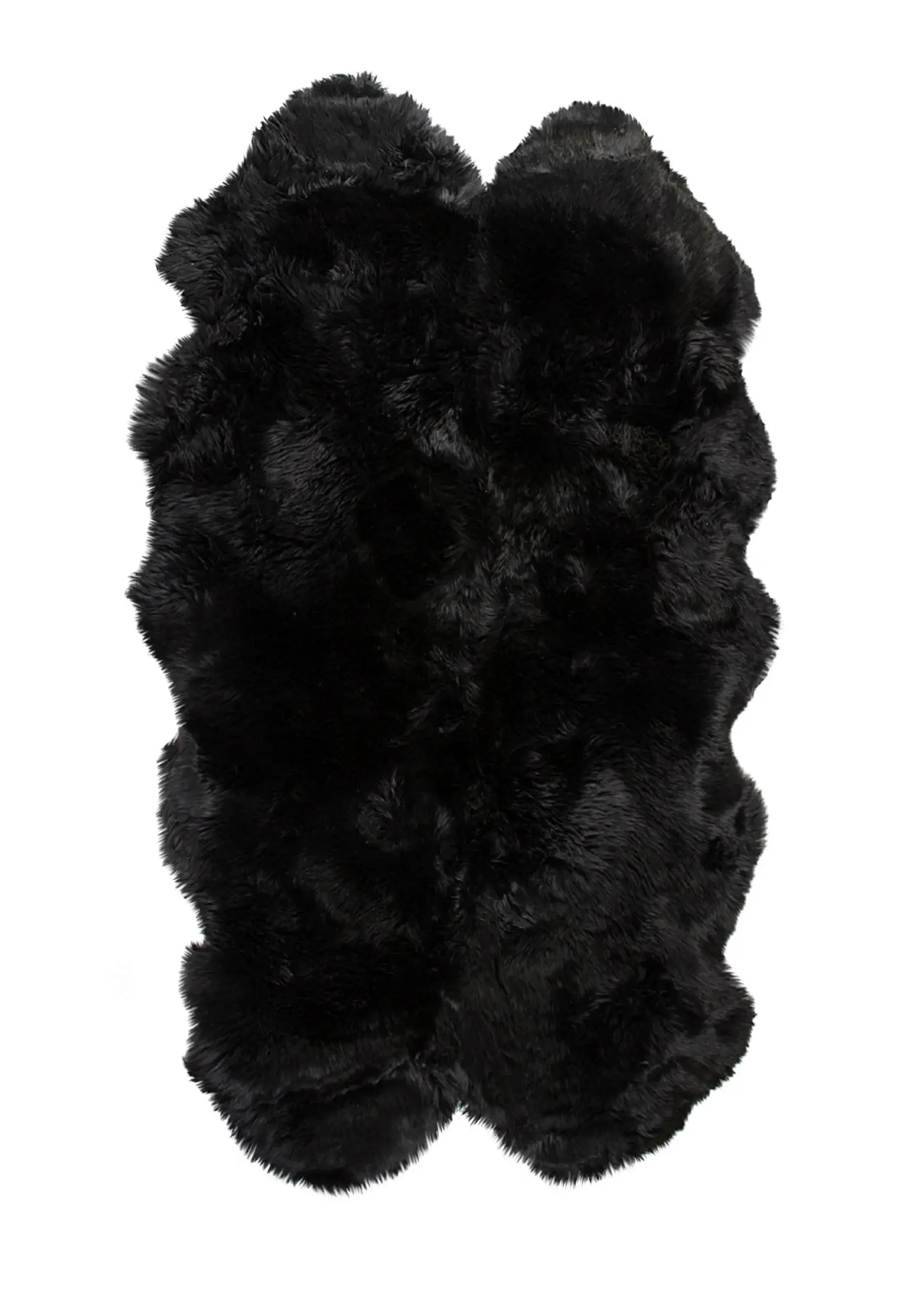 Black Animal Print Area Rug - Homeroots - Flyclothing LLC