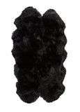 Black Animal Print Area Rug - Homeroots - Flyclothing LLC