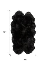 Black Animal Print Area Rug - Homeroots - Flyclothing LLC