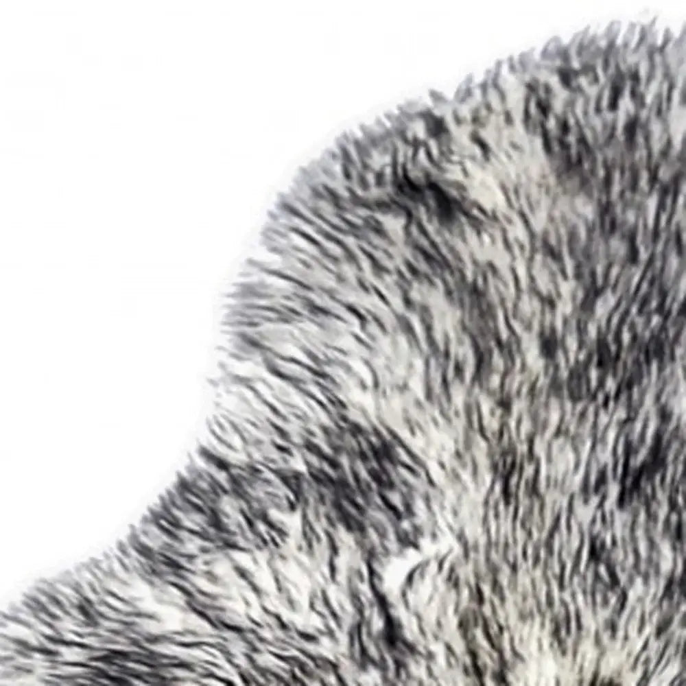 Gradient Gray Animal Print Area Rug - Homeroots - Flyclothing LLC