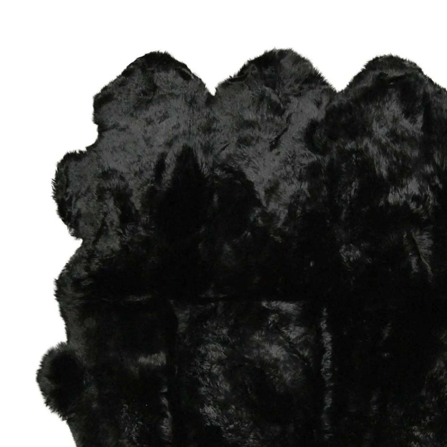 Black Animal Print Area Rug - Homeroots - Flyclothing LLC