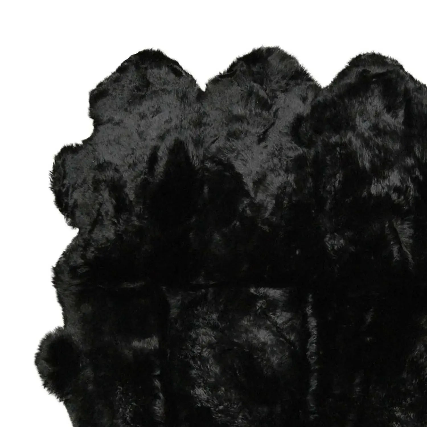 Black Animal Print Area Rug - Homeroots - Flyclothing LLC