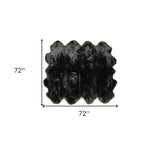 Black Animal Print Area Rug - Homeroots - Flyclothing LLC
