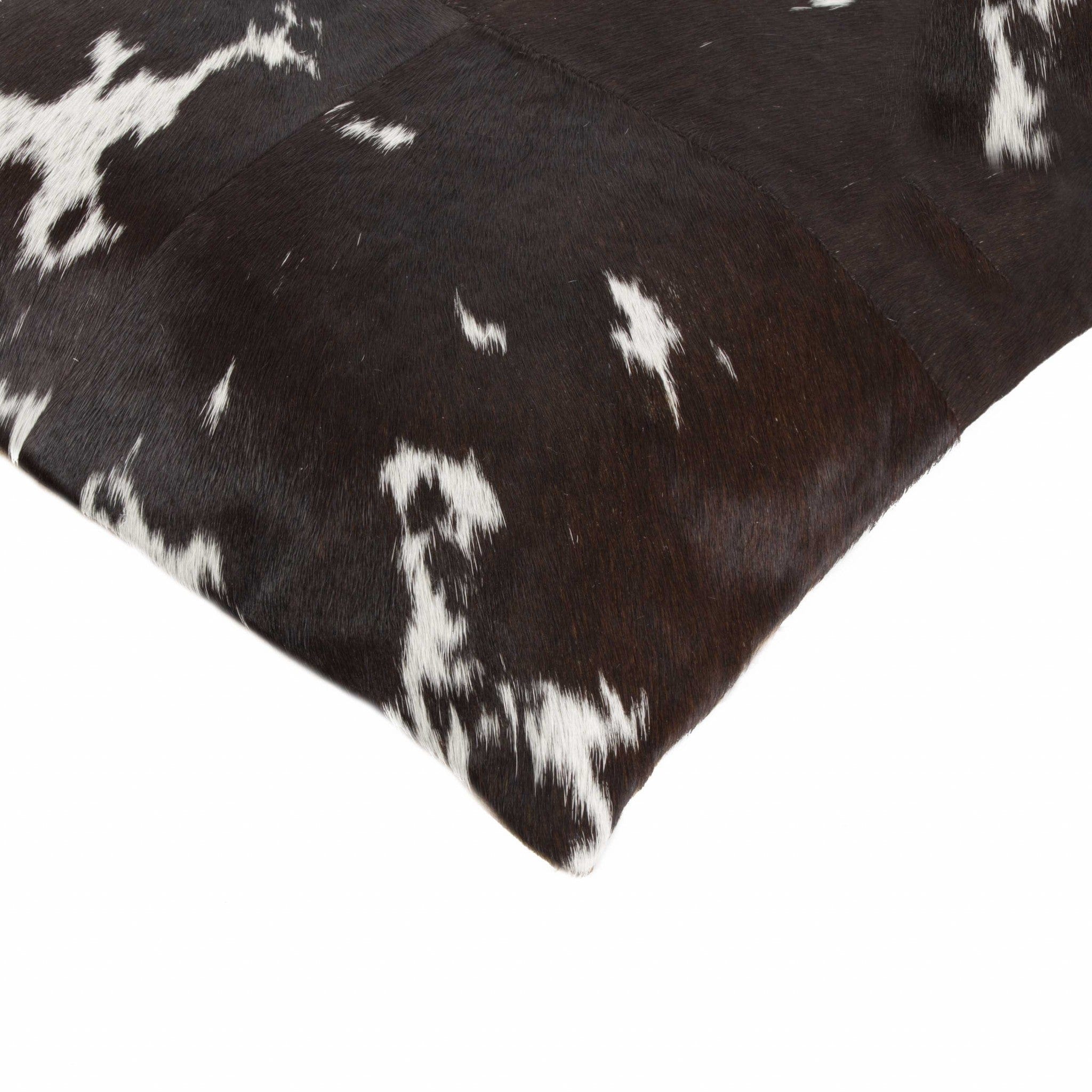 18" X 18" X 5" Chocolate And White Quattro Pillow - Homeroots - Flyclothing LLC
