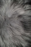 15" X 15" Silver Sheepskin Solid Color Dining Chair Pad - Homeroots - Flyclothing LLC