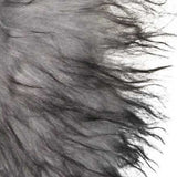 15" X 15" Silver Sheepskin Solid Color Dining Chair Pad - Homeroots - Flyclothing LLC