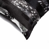 18" X 18" X 5" Black And Silver Pillow - Homeroots - Flyclothing LLC