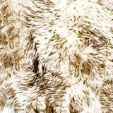 72" X 72" Gradient Chocolate Octo Sheepskin - Area Rug - Homeroots