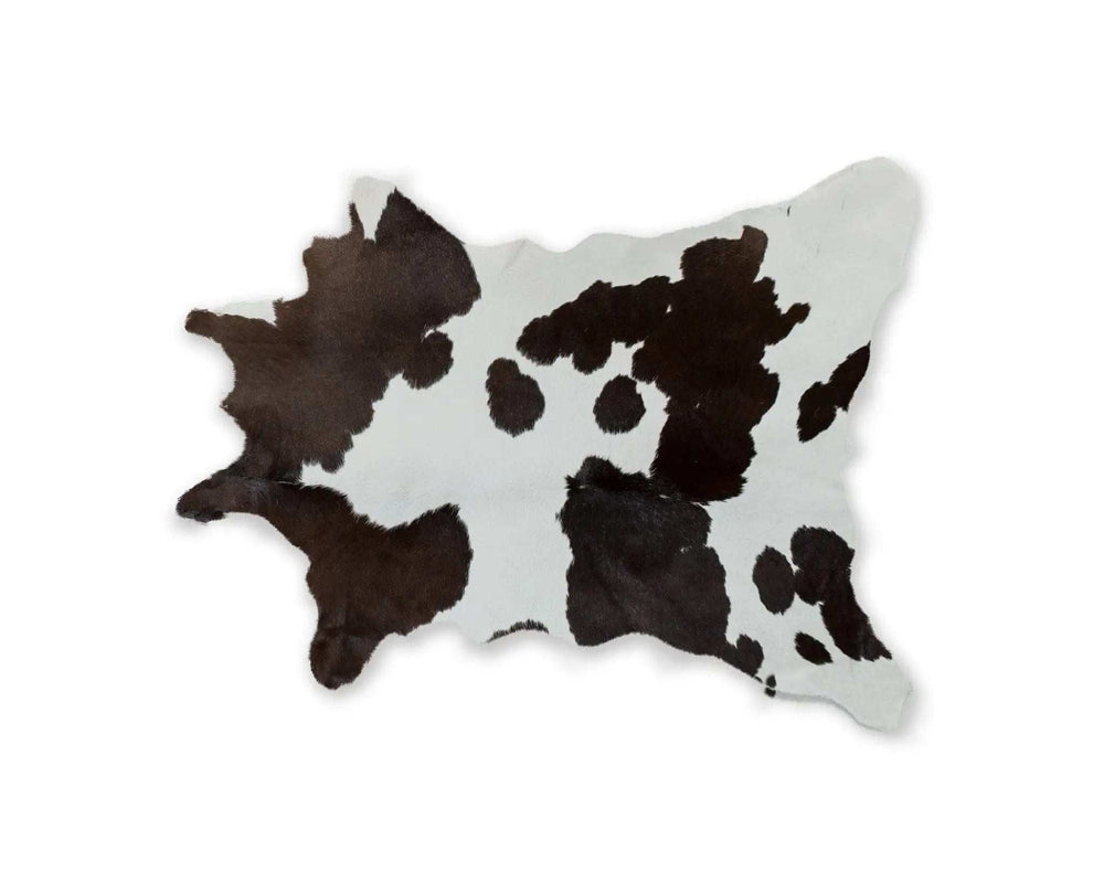 2' X 3' Brown and White Cowhide Hand Woven Area Rug - Homeroots - Flyclothing LLC