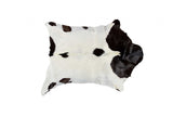 2' X 3' Natural Black And White Calfskin Area Rug - Homeroots
