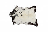 2' X 3' White And Black Calfskin - Area Rug - Homeroots