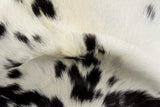 2' X 3' White And Black Calfskin - Area Rug - Homeroots