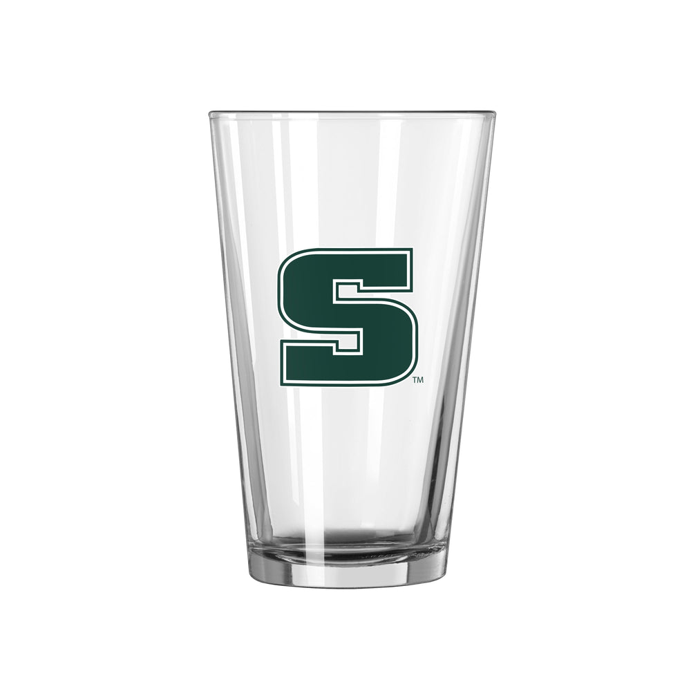 Slippery Rock Univ 16oz Stripe Pint Glass