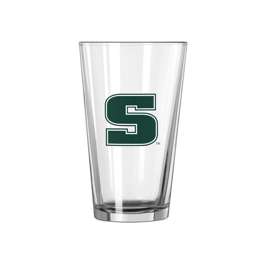 Slippery Rock Univ 16oz Stripe Pint Glass - Logo Brands - Flyclothing LLC