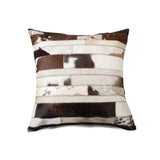 18" X 18" X 5" Chocolate And Natural  Pillow - Homeroots