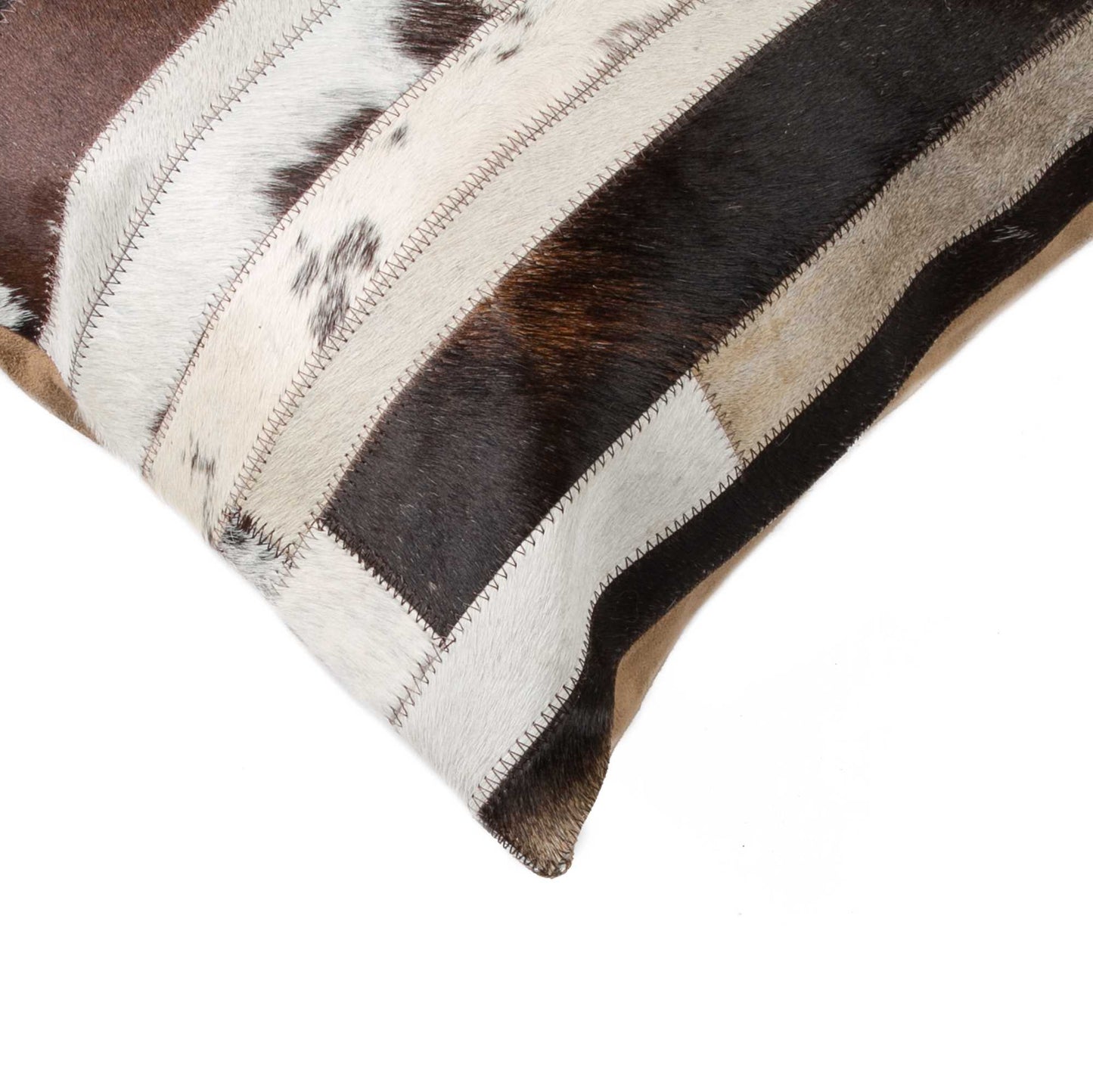18" X 18" X 5" Chocolate And Natural Pillow - Homeroots - Flyclothing LLC