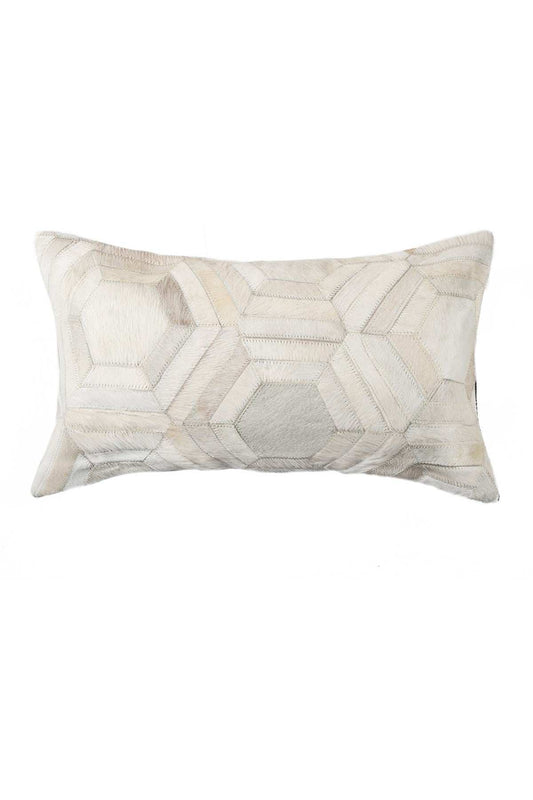 12 X 20 Black And White Cowhide Throw Pillow - Homeroots - Flyclothing LLC