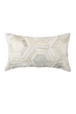 12 X 20 Black And White Cowhide Throw Pillow - Homeroots