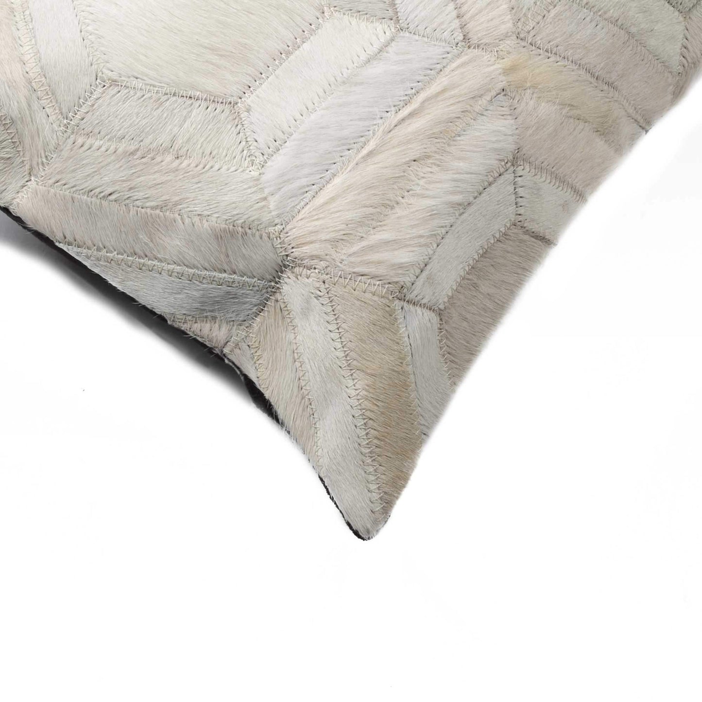 12 X 20 Black And White Cowhide Throw Pillow - Homeroots - Flyclothing LLC