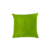 Set of Two Lime Green Cowhide Throw Pillow - Homeroots - Flyclothing LLC