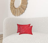 12" X 20" X 5" Firecracker Cowhide Pillow 2 Pack - Homeroots - Flyclothing LLC