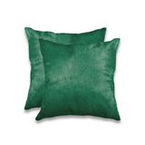 18" X 18" X 5" Verde Cowhide Pillow 2 Pack - Homeroots - Flyclothing LLC