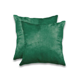 18" X 18" X 5" Verde Cowhide  Pillow 2 Pack - Homeroots