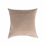18" X 18" X 5" Brown And White Cowhide  Pillow 2 Pack - Homeroots