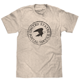USPS Postmark T-Shirt - Oatmeal
