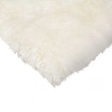 17" X 17" White Synthetic Solid Color Pad - Homeroots