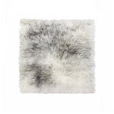 17" X 17" Gray Synthetic Animal Print Pad - Homeroots