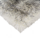 17" X 17" Gray Synthetic Animal Print Pad - Homeroots - Flyclothing LLC