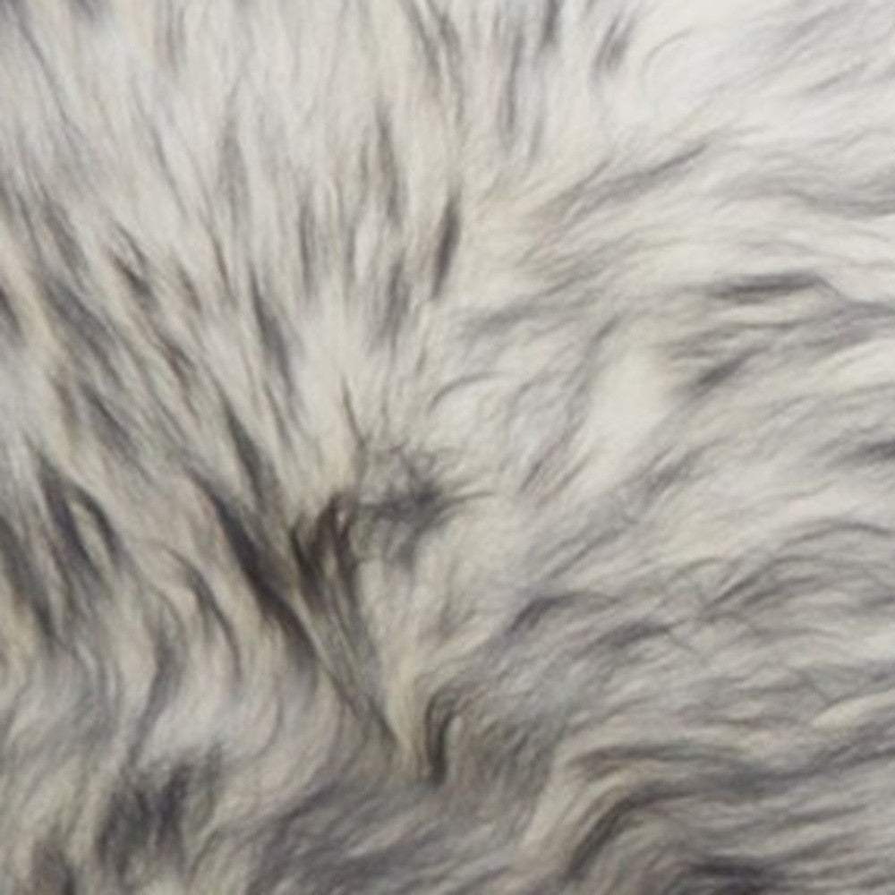 17" X 17" Gray Synthetic Animal Print Pad - Homeroots - Flyclothing LLC