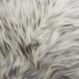 17" X 17" Gray Synthetic Animal Print Pad - Homeroots