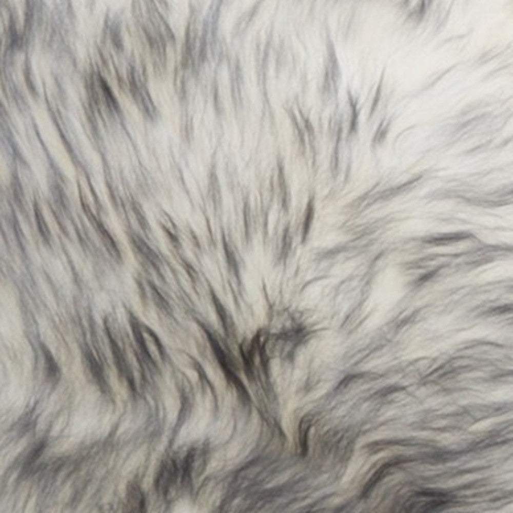 17" X 17" Gray Synthetic Animal Print Pad - Homeroots - Flyclothing LLC