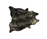 60" X 84" Chocolate And Gold Cowhide - Area Rug - Homeroots - Flyclothing LLC