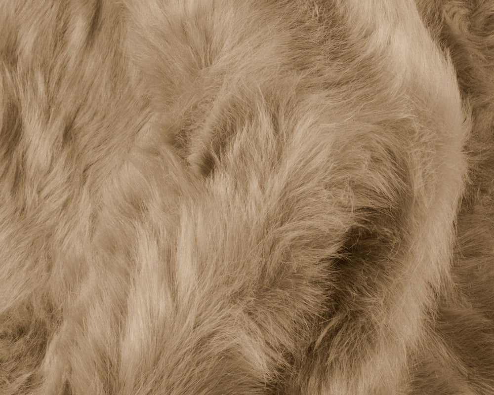 24" X 36" X 1.5" Tan Sheepskin - Area Rug - Homeroots - Flyclothing LLC