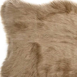 24" X 36" X 1.5" Tan Sheepskin - Area Rug - Homeroots