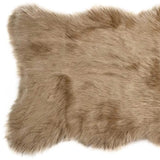 24" X 36" X 1.5" Tan Sheepskin - Area Rug - Homeroots - Flyclothing LLC
