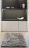 3' X 5' Gray Rectangular Faux Fur - Area Rug - Homeroots - Flyclothing LLC