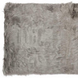 3' X 5' Gray Rectangular Faux Fur - Area Rug - Homeroots - Flyclothing LLC