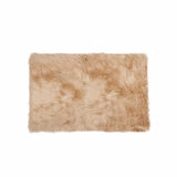 3' X 5' Tan Rectangular Faux Fur - Area Rug - Homeroots - Flyclothing LLC