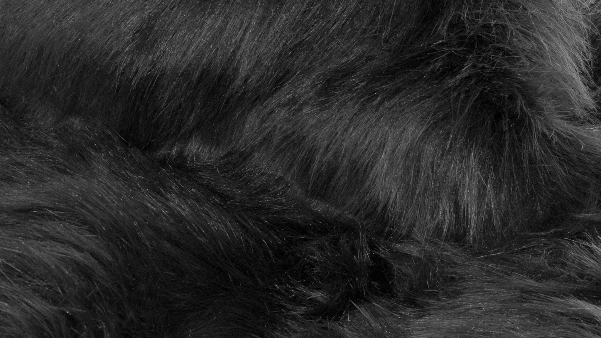 60" X 96" Black Sheepskin - Rug Or Throw - Homeroots - Flyclothing LLC