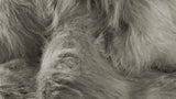 5' X 8' Gray Faux Sheepskin Area Rug - Homeroots - Flyclothing LLC