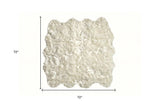 Off White Animal Print Area Rug - Homeroots - Flyclothing LLC