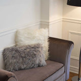 12" X 20" X 5" Gray Faux Pillow 2 Pack - Homeroots - Flyclothing LLC