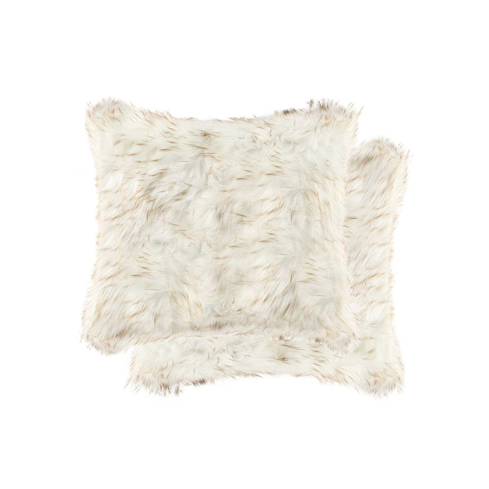 18" X 18" X 5" Gradient Tan Faux  Pillow 2 Pack - Homeroots